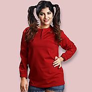 Buy Trendy Full Sleeve T-Shirts for Womens Online at Beyoung