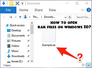 Cannot Open RAR Files in Windows 10? Get a Solution Here
