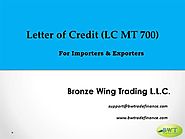 Letter of Credit – LC MT700 – Letter of Credit Providers