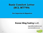 Letter of Comfort – BCL Bank – Bank Comfort Letter