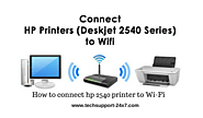 How to connect hp 2540 printer to wifi | Call @ 1 888-225-4458