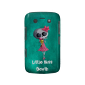 Little Miss Death with Ice Cream -custom text- Blackberry Bold Cover from Zazzle.com