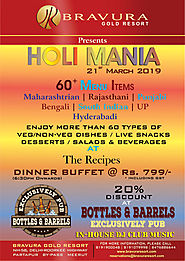 Bravura Gold Resort Presents HOLI MANIA on 21st March, 2019.