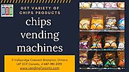 Get affordable & high quality chips vending machines Toronto