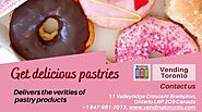 Get delicious pastries from pastry vending machine