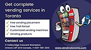 Vending services get the right machine for you