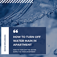 How To Turn Off Water Main In Apartment