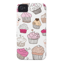 Cupcake sweet candy cake pattern Case-Mate iPhone 4 cases from Zazzle.com