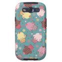 Cupcakes on Blue Galaxy S3 Cover from Zazzle.com