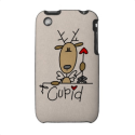Cupid Reindeer Christmas Tshirts and Gifts iPhone 3 Cover from Zazzle.com