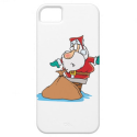 funny santa stuck in chimney cartoon iPhone 5 cases from Zazzle.com