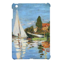 Regatta At Argenteuil Fine Art by Claude Monet iPad Mini Cover from Zazzle.com
