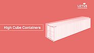 High Cube Container | 45ft High cube containers USA