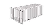 20 Foot Pallet Wide Containers Dimensions