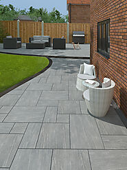 Grey Outdoor Porcelain Paving - Royale Stones