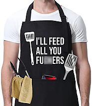 All You-Fun Aprons for Men and Women-Father's Day Gifts, Father's Gifts, Men's Gifts-Father's Day Gifts for Dad, Husb...