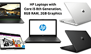 5 HP Laptops with Core i5 8th Generation 8GB RAM 2GB Graphics Card