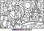 Color By Number Coloring Books for Adults and kids