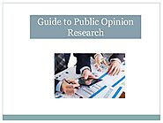 Guide to Public Opinion Research