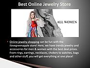 Online Jewelry Shopping - ilovegreenapple