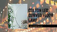 Colton LED Curved Floor Lamp