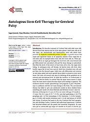 Publications | Stem Cell Therapy In India