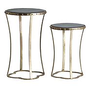 Frankl Set Of Two Art Deco Inspired Side Table