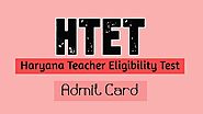HTET Admit Card 2020 Download HTET Hall Ticket