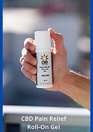 CBD Pain Relief Roll-On Gel For Muscle and Joint Discomfort