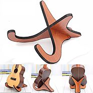Wooden ukulele stand | Guitarmetrics – guitarmetrics