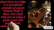 Personal Chef services in Maui