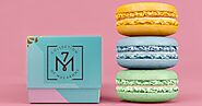 Customized Product Packaging : Perfect Macaron in Perfect Cardboard Printed Box