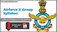 Airforce X Group Syllabus Download PDF