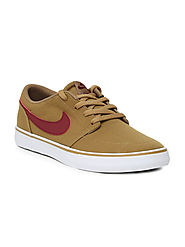 Buy Nike Men Brown PORTMORE II SOLAR Skate Shoes - Casual Shoes for Men 1962930 | Myntra