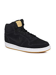 Buy Nike Men Black Ebernon Mid Premium Mid Top Leather Sneakers - Casual Shoes for Men 8194355 | Myntra