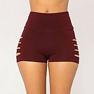 Women Sexy Yoga Shorts - Cotton Sport Shorts for Workout