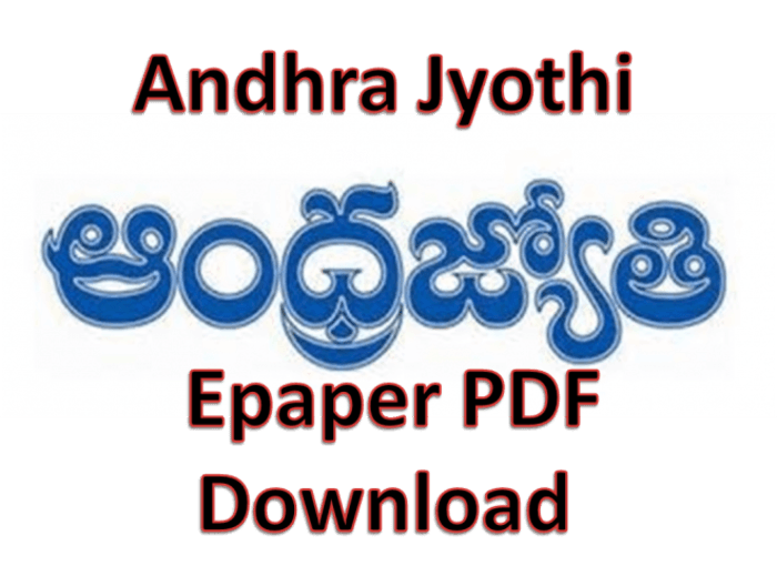 Andhra jyothi epaper andhra pradesh Andhra jyothi epaper andhra pradesh