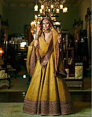 Sabyasachi Elegant Bridal Lehenga - Shaadiwish