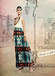 Drape latest designer kurtis