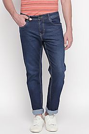 Bare Denim Men Solid Rinse Jeans - Selling Fast at Pantaloons.com