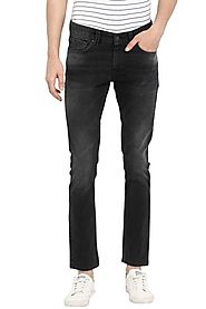 Spykar Mens Ultra Slim Fit Ankle-length Carbon Black Jeans - Selling Fast at Pantaloons.com