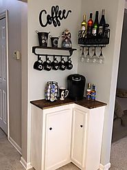 100 Best DIY Coffee Bar Ideas For All Coffee Lovers | Coffee bar home, Bars for home, Home coffee stations