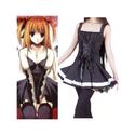 Death Note Amane Misa Black Dress Cosplay Costume -- CosplayDeal.com