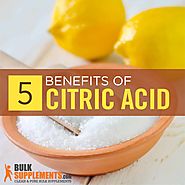 Citric Acid: Benefits, Side Effects & Dosage | BulkSupplements.com