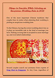 Things to consider while selecting an auspicious wedding date in 2020