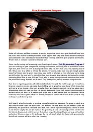 Hair rejuvenator program review