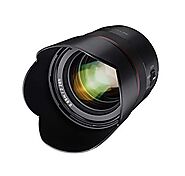 Samyang AF 75mm F1.8 Compact Auto Focus Telephoto Lens for Sony FE Mount, Black (SYIO75AF-E)