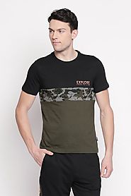 Ajile Men Cut & Sew Grey T Shirt - Selling Fast at Pantaloons.com