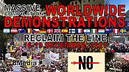 COMPILATION WORLWIDE DEMONSTRATIONS - Reclaim The Line [Dec 19, 2021] Share = 💙
