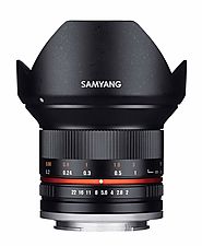 Samyang 12mm F2.0 NCS CS Photo Manual Camera Lens for Sony E Mount